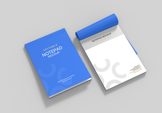 Editable Notebook Mockup