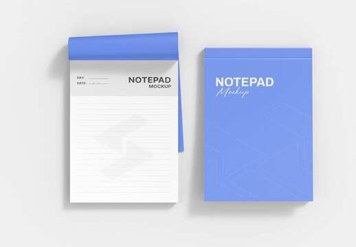 Two Notepad Mockup Template