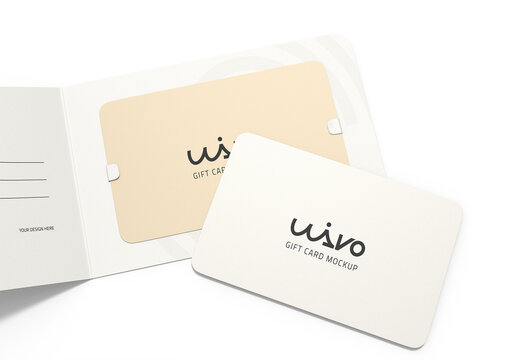 Gift Card Presentation Mockup