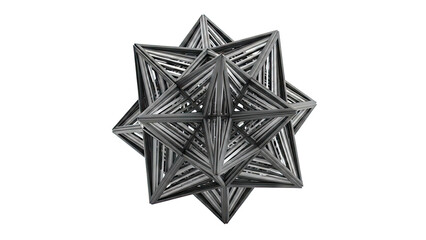 Complex geometric star-shaped structure