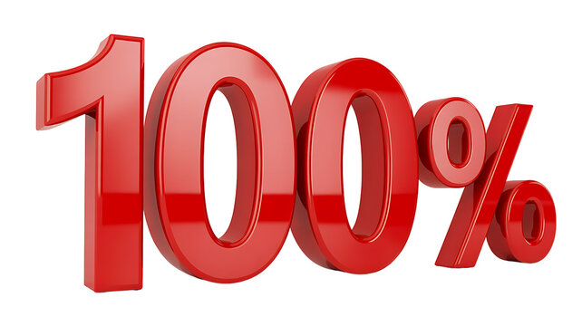 One hundred percent guarantee approval concept
