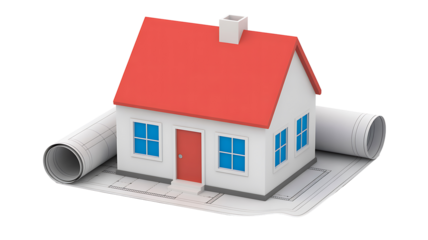 House blueprint construction real estate planning concept
