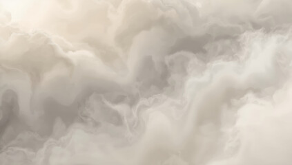 Obraz premium Soft beige cloud texture with swirling mist and dreamy atmosphere