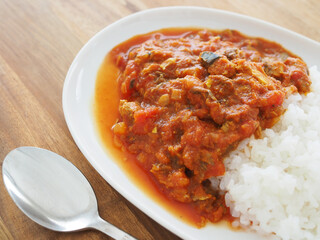 さばトマトカレー