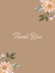 Thank you card