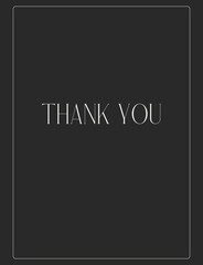 Thank you card