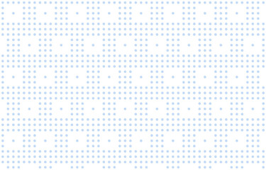 ドット背景イラスト　センタードットスクエア柄　水色