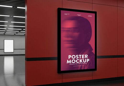 Cinematic Movie Poster Mockup Template