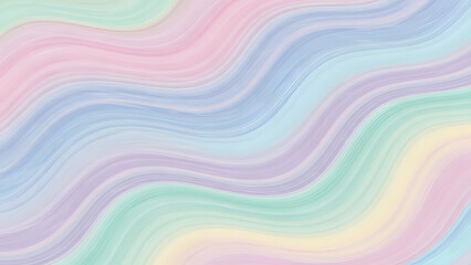 A soothing pastel gradient with gentle wavy lines in soft pastel colors, creating a calming and serene abstract background
