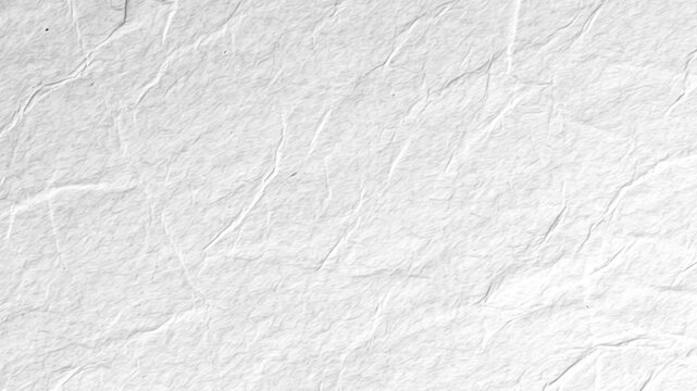 Looping white crumpled paper background.Paper texture stop motion.A seamless loop animation of a white wrinkled paper texture. Perfect for creative projects.