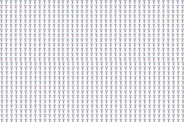 Seamless pattern of small hearts in pastel colors on white background