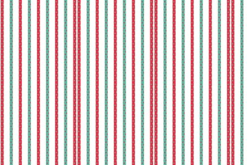 Vibrant red and green striped pattern on white background