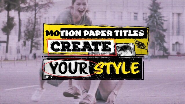 Collage Paper Title 05