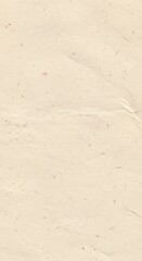 Aged Cream Paper Texture with Fibers and Creases