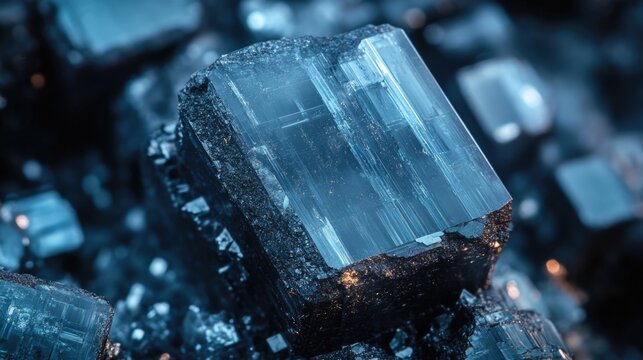 Neodymium rare earth metal mineral.