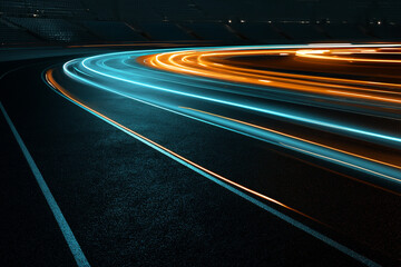 도로위에 속도감