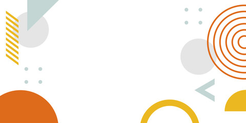 Modern Abstract Background with Rounded Geometric Shapes and Soft Colors