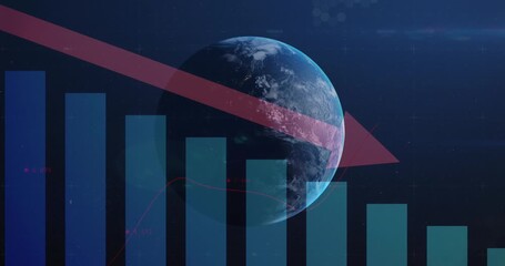 Brazil's flag animation represents global digital business networking. - Powered by Adobe