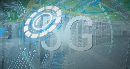 Animation of online security padlock icons and data processing over dark background - Powered by Adobe