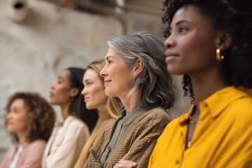 Multicultural Group of Professional Women Portrait