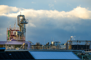 Industrial facilities typically found in the chemical industry. The facilities in Gersthofen...