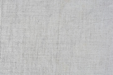 Close-up detail of a white linen fabric