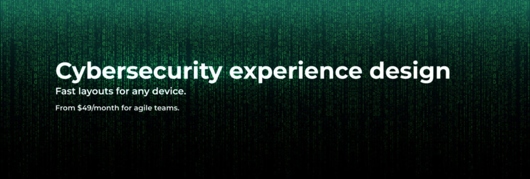 Matrix Overlay Rain Background, Digital Tech Binary, Cyber Security Pattern Layout, Crypto Hack Threat, Computer Coding Technology, Dark Green One Zero Numbers, Big Data Science. Vector Illustration