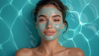 Spa e bellezza: Maschera di trattamento viso e corpo in centro benessere