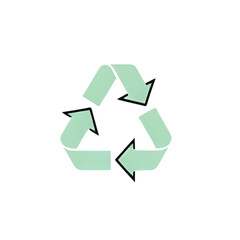 Obraz premium Recycling Symbol Illustration Representing Sustainability and Environmental Conservation Efforts