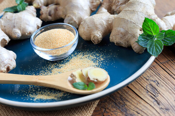 frisch gemahlener Ingwer