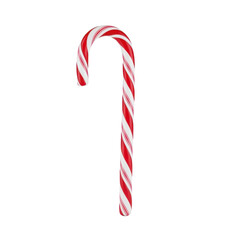Candy Cane Striped Sweet Treat Black Background