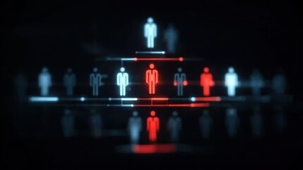 A coordinated corporate workflow showing leadership and decision aligned by planning as leaders monitor performance assess each report and reinforce the goal