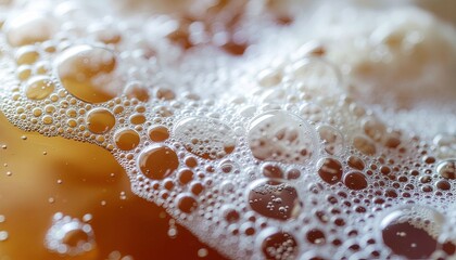 Chemical sediment settling in liquid close up forming vertical stratification. Scientific fluid texture background for research and industry.