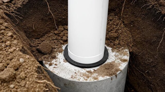 PVC Drainage Pipe Installation: Connecting to Concrete Drains Securely