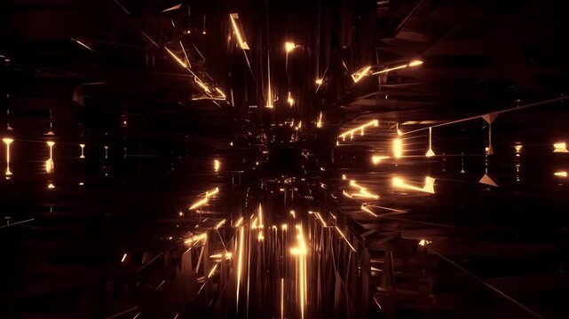 Animated abstract tunnel