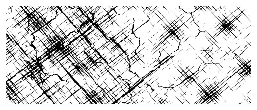 Abstract grunge texture background with crosshatch scratches and cracks