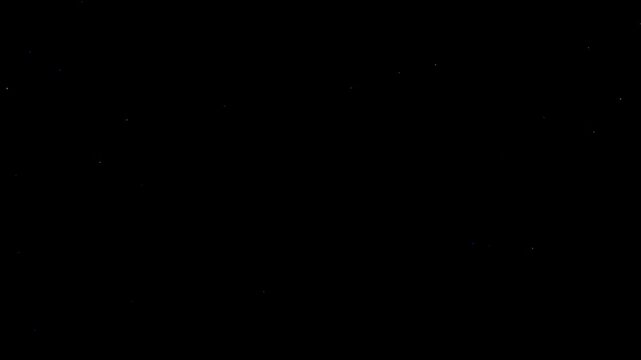 Colorful Confetti Falling Animation on Dark Background for Celebration and Party Themes