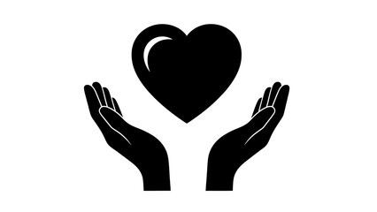 Obraz premium A woman holding a red heart symbol in her hands represents a romantic valentine gift and a concept of health care passion