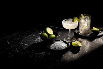 Refreshing margaritas and cocktails with fresh limes