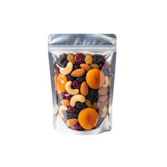 Trail mix in plastic bag