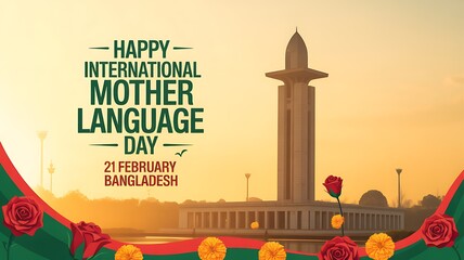 International mother language day illustration with diverse people around the globe speaking various languages with diversity and culture and communication