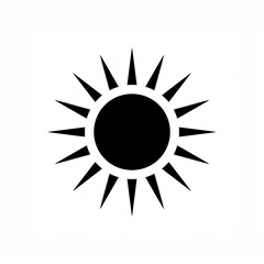 Minimal black vector illustration for February winter, simple cold weather symbols, clean geometric shapes, pure white background, solid black color only, flat design, no gradient, no shadow, EPS vect