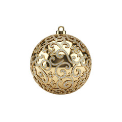 Gold filigree ornament with diamonds