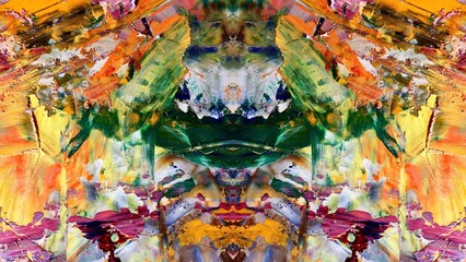 Abstract art background . Hand painting artwork on canvas 