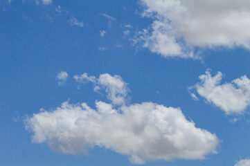 Obraz premium blue sky with clouds atmosphere landscape nature a view 