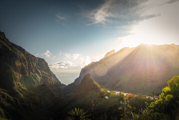 Spectacular landscape in Masca, Tenerife, Canary Islands, Spain