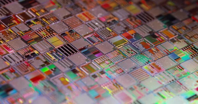 Silicon semiconductor wafer close-up. In electronics, a wafer also called a slice or substrate is a thin slice of semiconductor, a crystalline silicon, used for the fabrication of integrated circuits