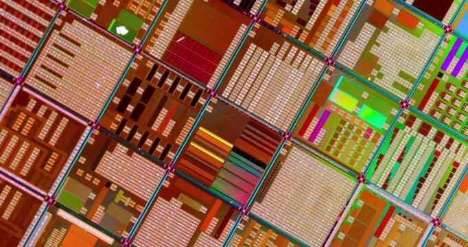 Silicon semiconductor wafer close-up. In electronics, a wafer also called a slice or substrate is a thin slice of semiconductor, a crystalline silicon, used for the fabrication of integrated circuits