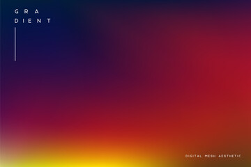 Abstract rainbow mesh gradient background with vibrant colorful light effects. Modern vector illustration for futuristic web design, tech banners and creative minimal posters.