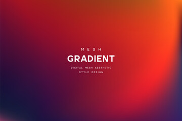 Abstract rainbow mesh gradient background with vibrant colorful light effects. Modern vector illustration for futuristic web design, tech banners and creative minimal posters.